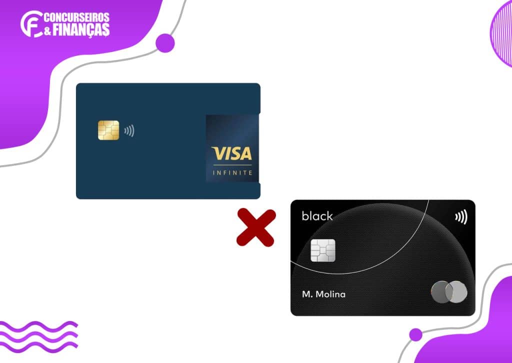 Visa Infinite ou Mastercard Black