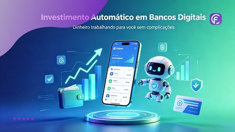 Instituições financeiras com investimento automático