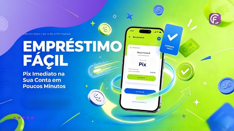 Crédito rápido com pix imediato
